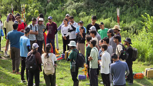 Survey camp briefing